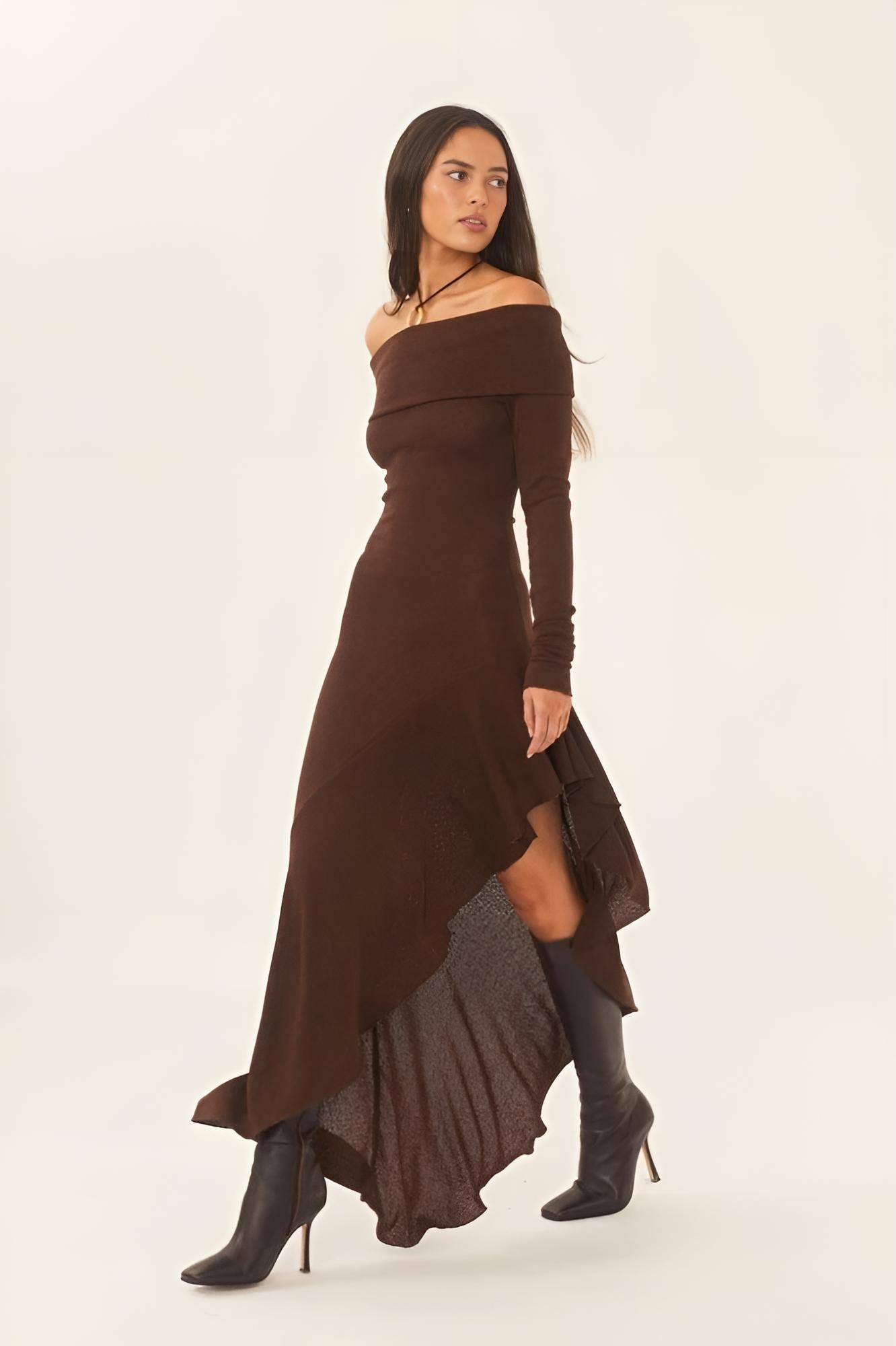 Alisa Asymmetric Midi Dress by SIENA - image 5