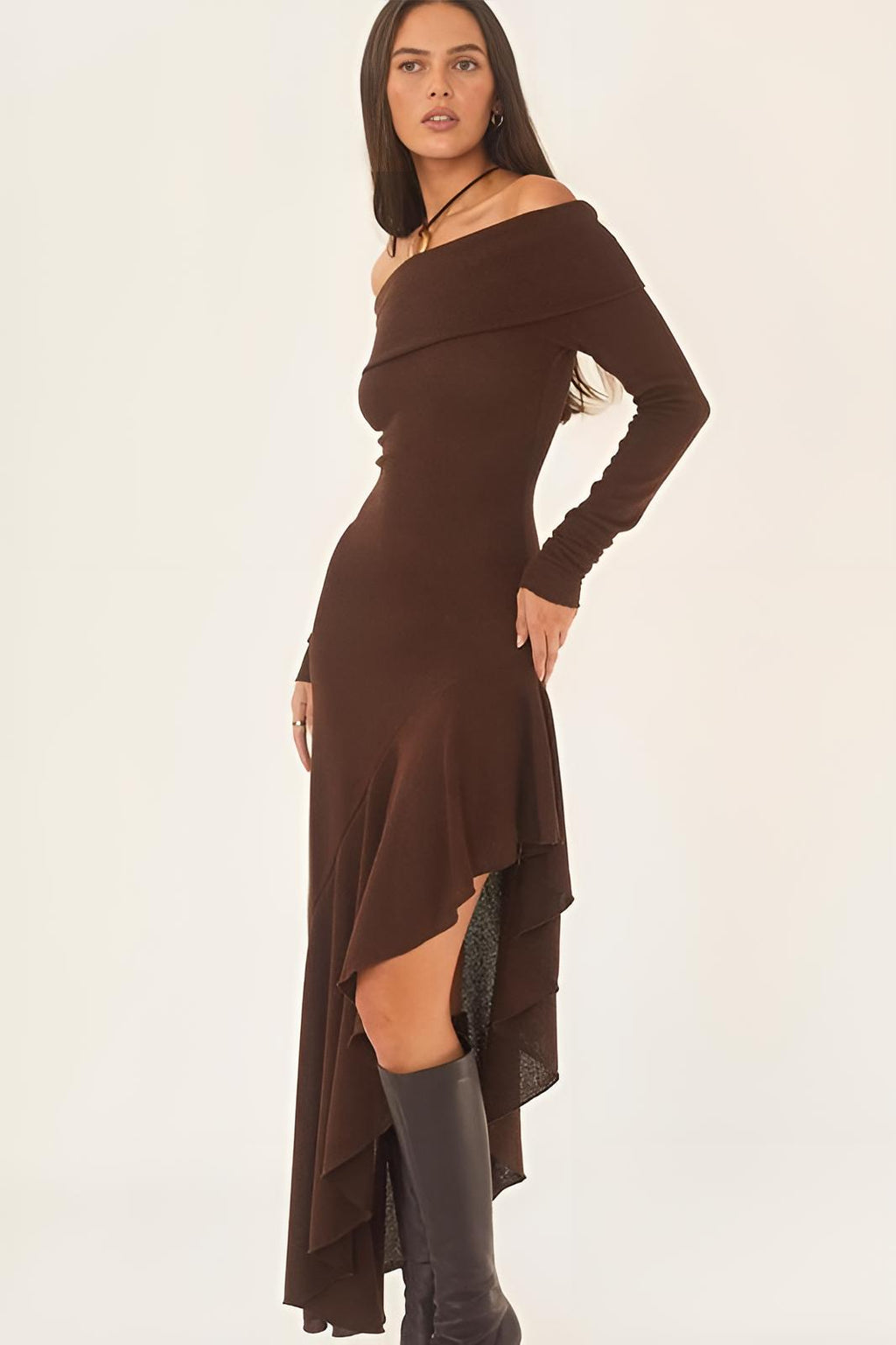 Alisa Asymmetric Midi Dress by SIENA - image 2