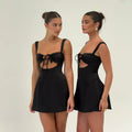 Monaco Satin Mini Dress by SIENA - image 2
