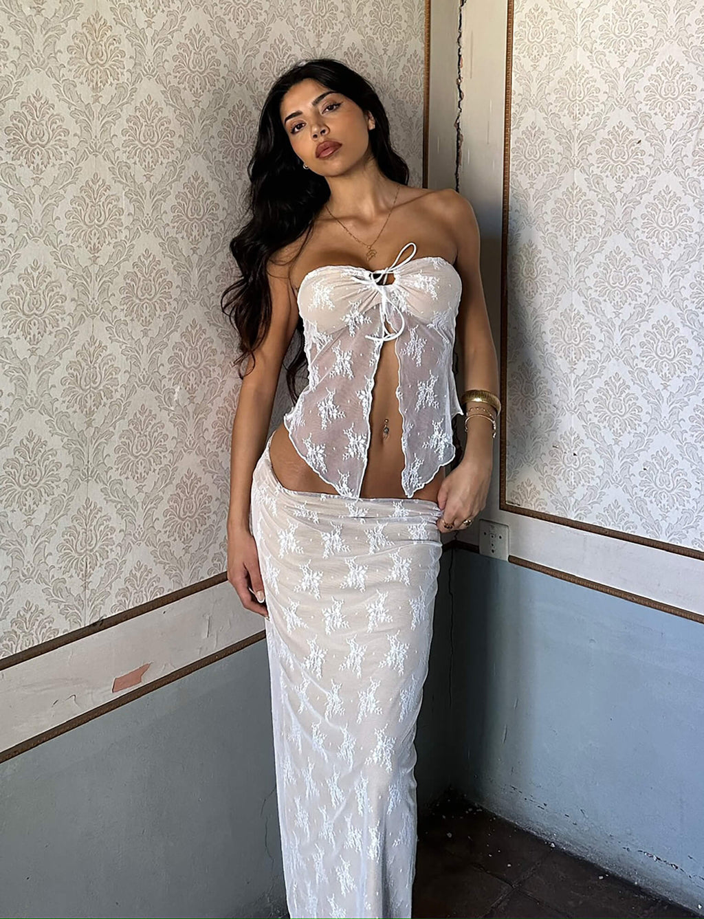 Fransz Lace Matching Set by SIENA - image 13