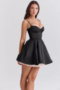Tatiana Satin Mini Dress by SIENA - image 21