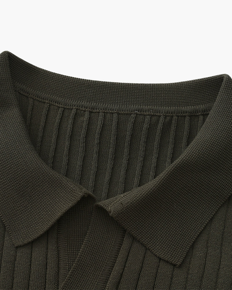 Ribbed Polo