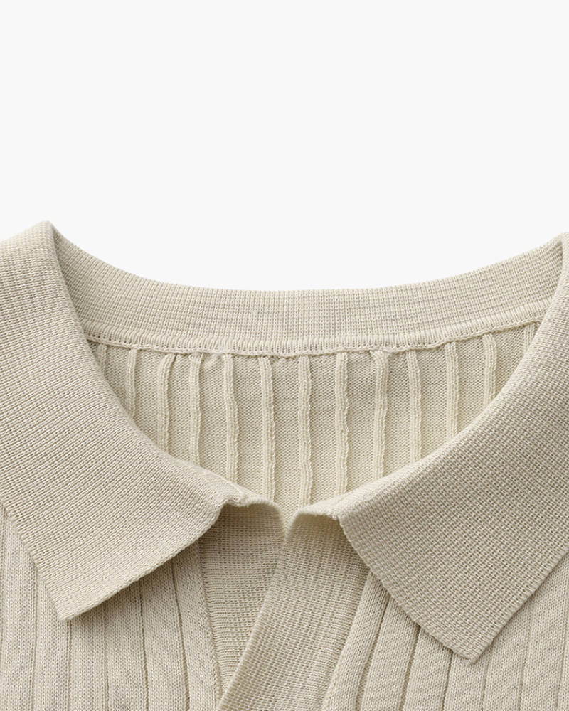 Ribbed Polo