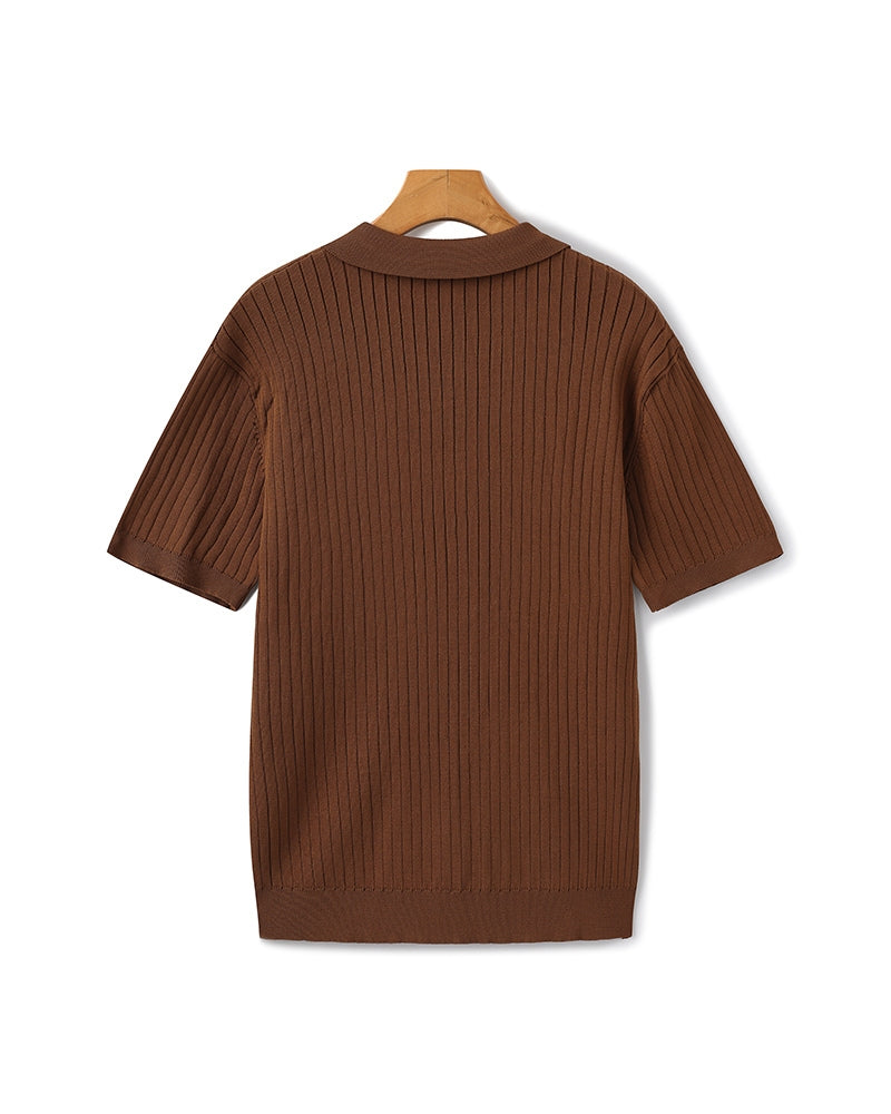 Ribbed Polo