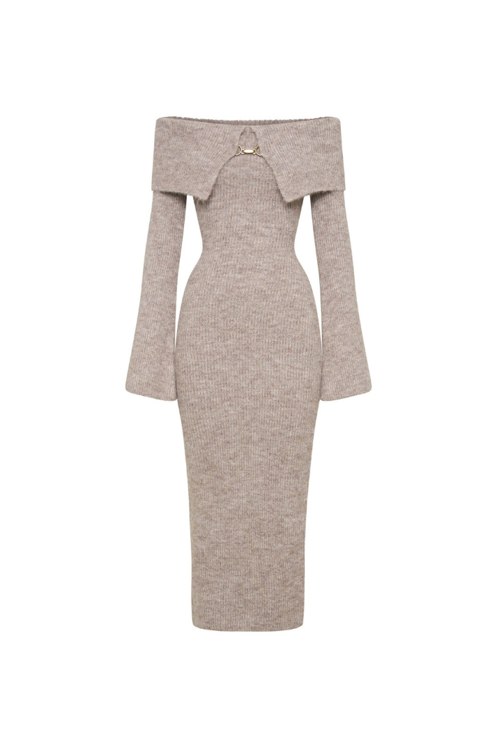 Marisa Strapless Midi Dress by SIENA