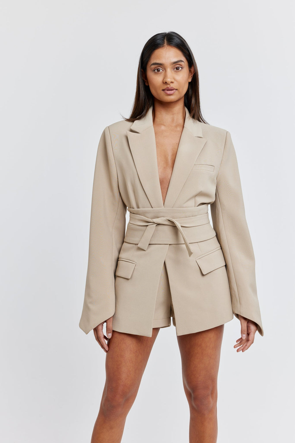 Taupe Blazer by SIENA - image 2