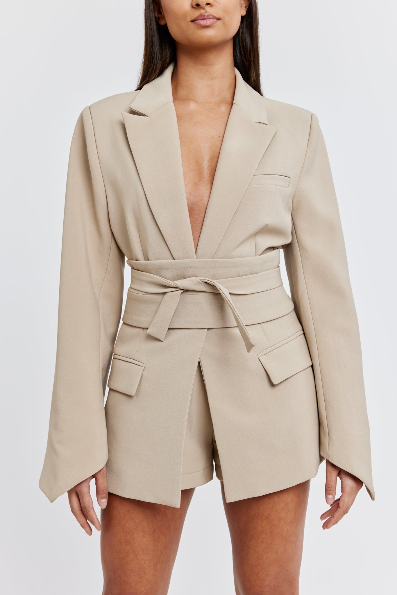 Taupe Blazer by SIENA - image 3
