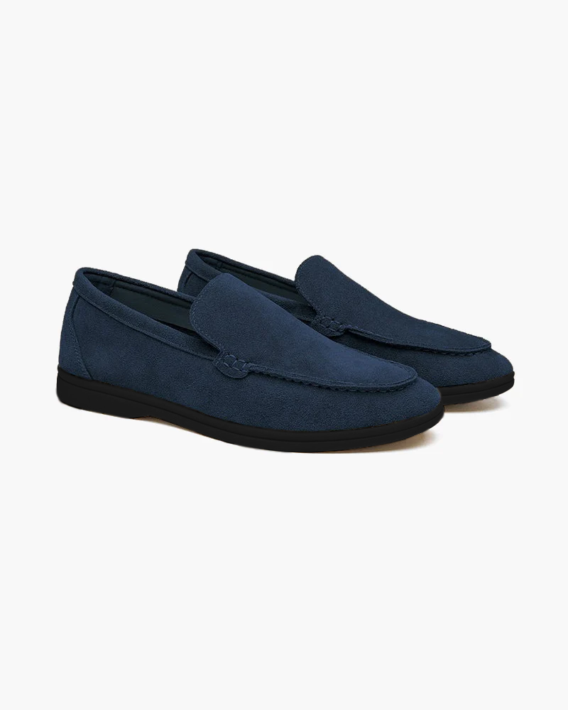 Suede Loafers Black Soles