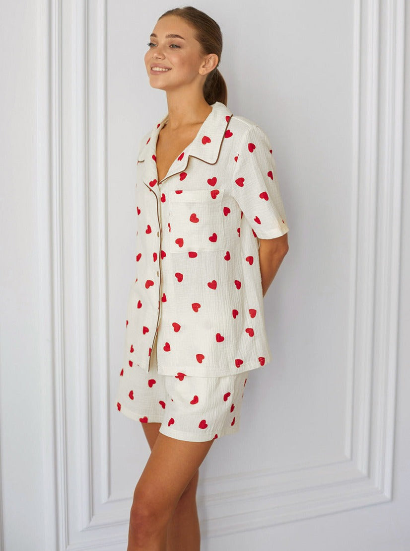 Kalp Printed Shorts Set by SIENA - image 3