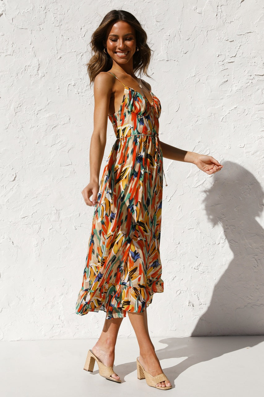 Kamelia Linen Midi Dress by SIENA - image 2