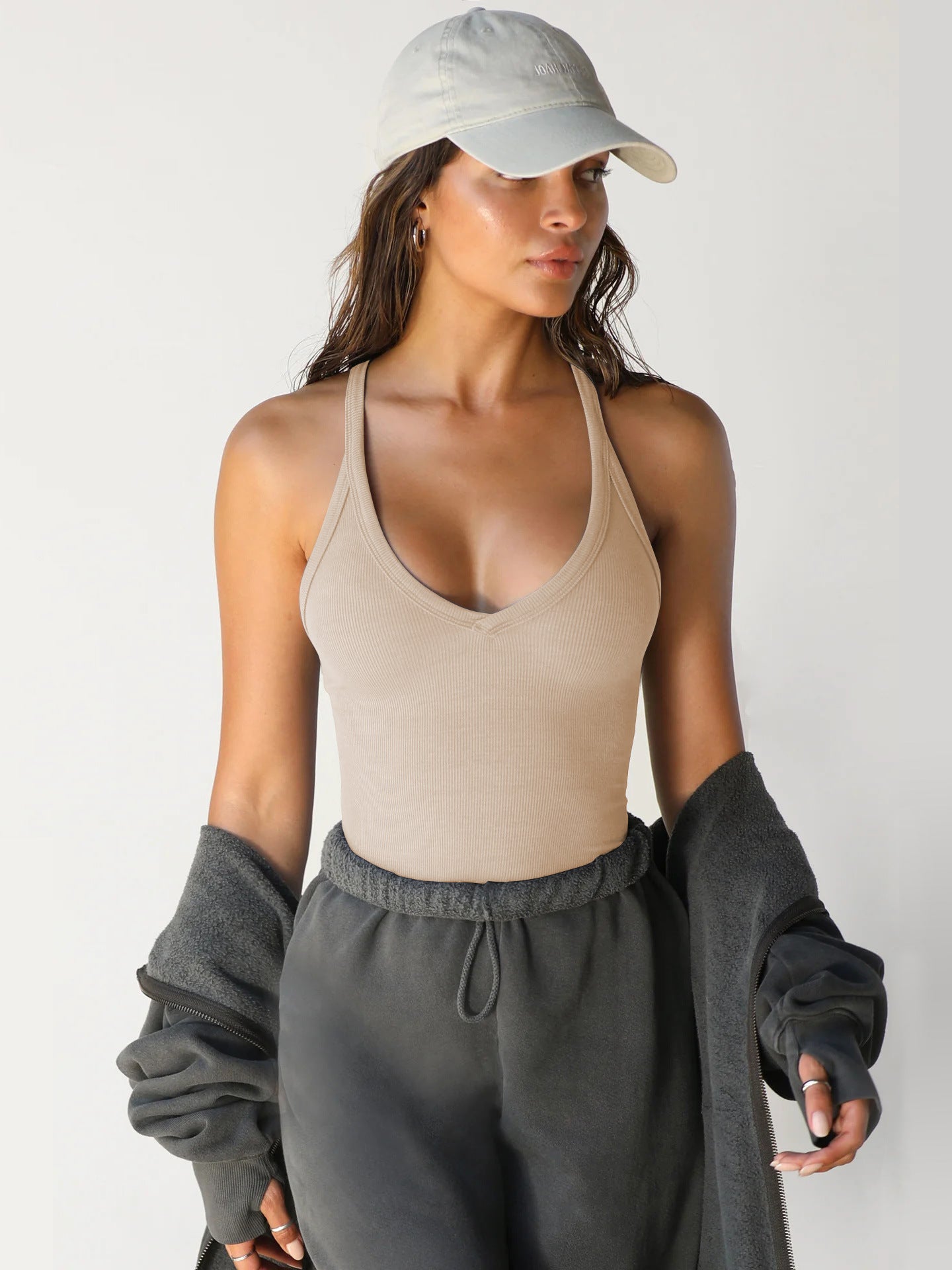 Beige Halter Shirt by SIENA - image 2