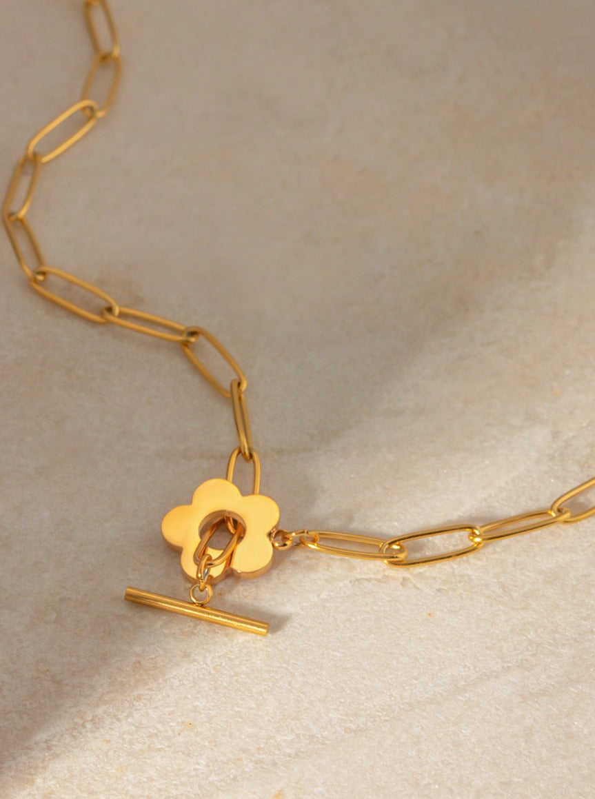 Floral Gold Necklace by SIENA - image 2