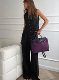 Solid Buttoned Pants Set by SIENA - image 3