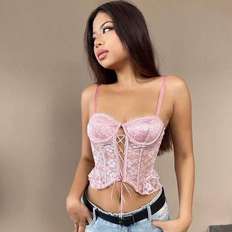Elowen Satin Corset Top by SIENA - image 3
