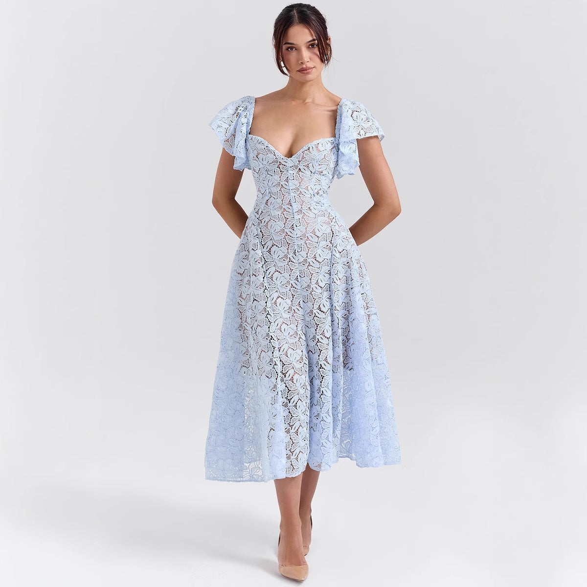 Emeline Lace Mini Dress by SIENA - image 2