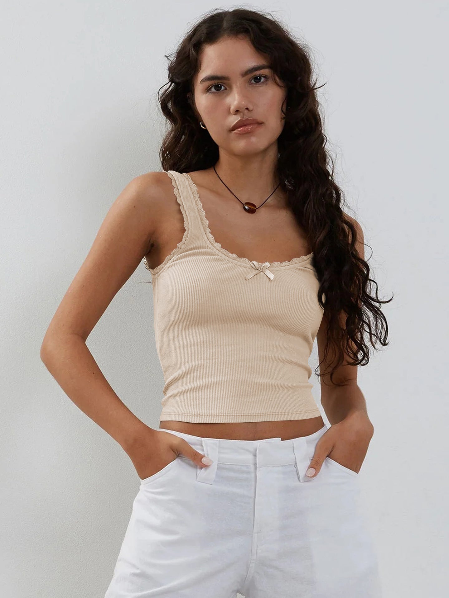 Beige Lace Shirt by SIENA - image 5