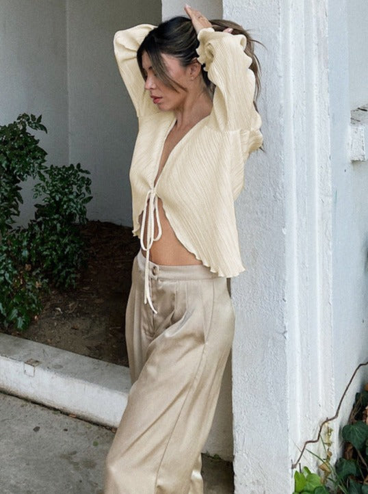 Trompet Pleated Top by SIENA - image 4