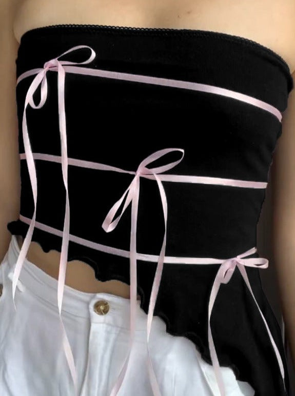 Pembe Bow Shirt by SIENA