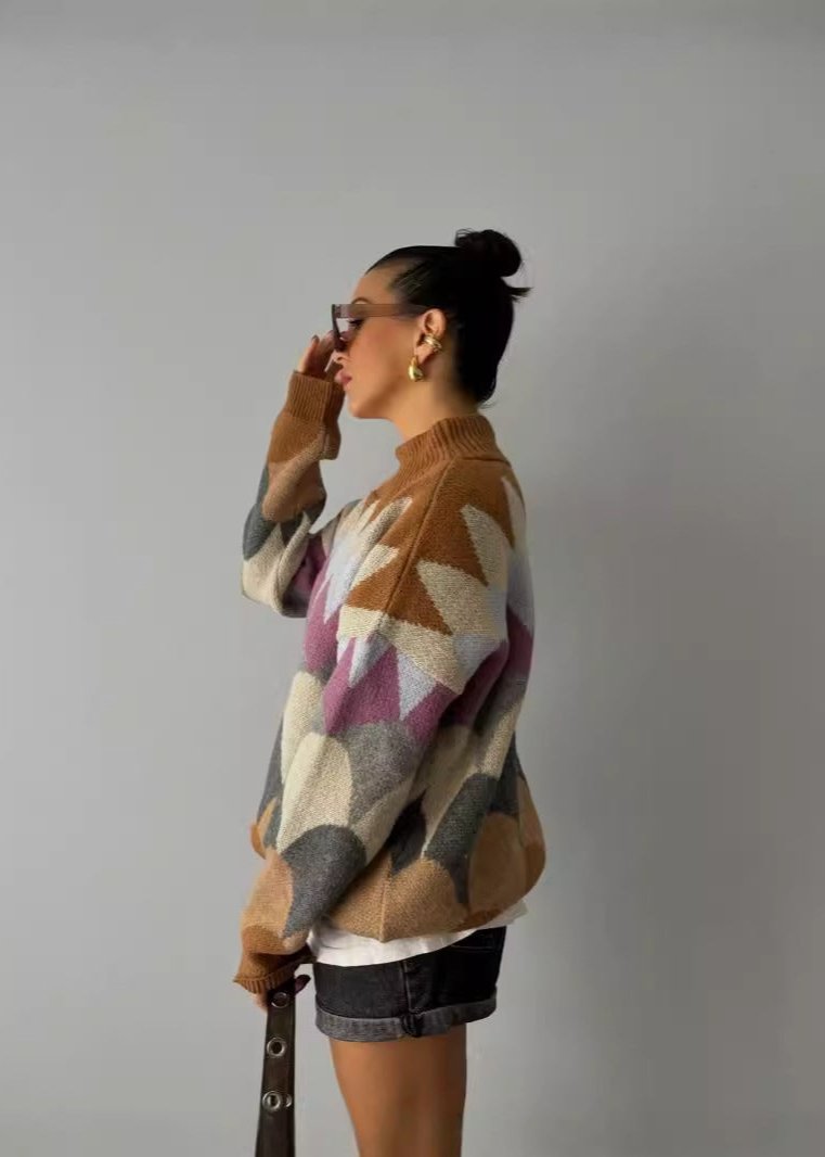 Geometrik Knit Top by SIENA - image 4