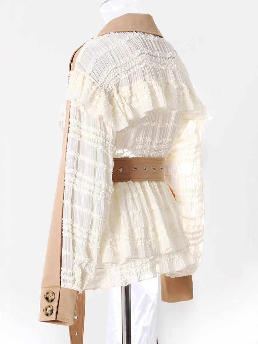 Alicia Pleated Blouse by SIENA - image 3