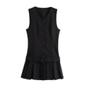 Kolsuz Pleated Mini Dress by SIENA - image 3