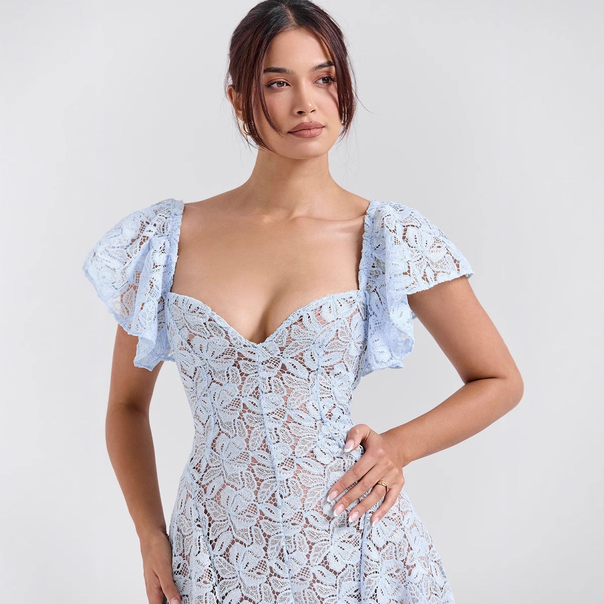 Emeline Lace Mini Dress by SIENA - image 3