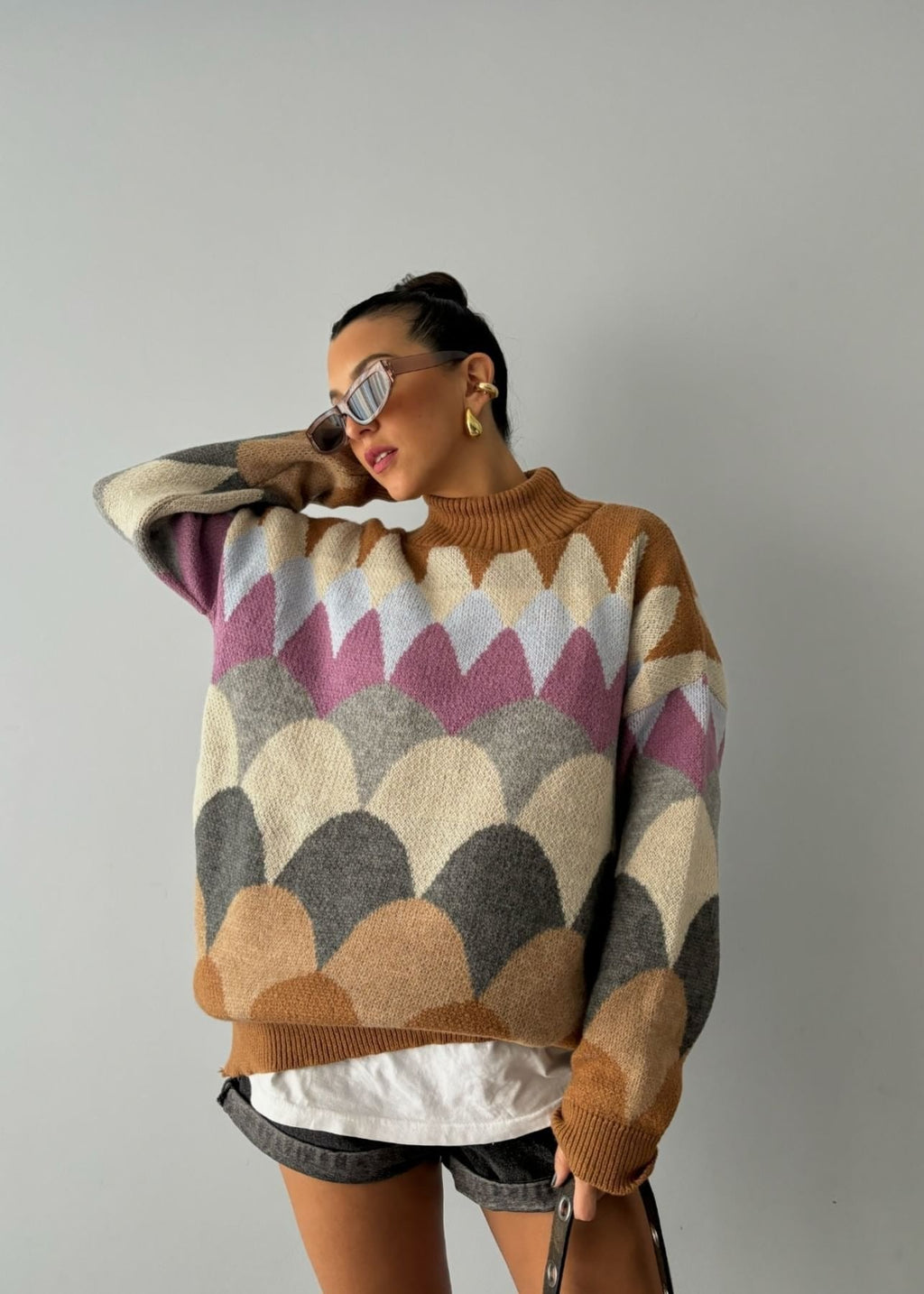 Geometrik Knit Top by SIENA - image 7