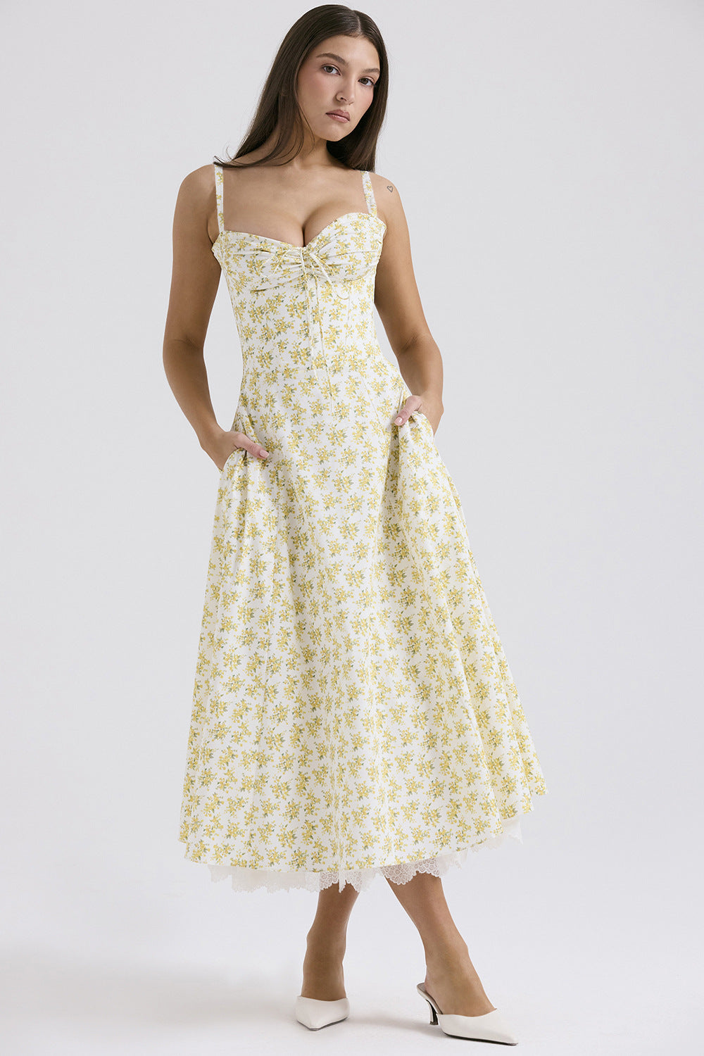 Nemesia Floral Midi Dress by SIENA - image 7