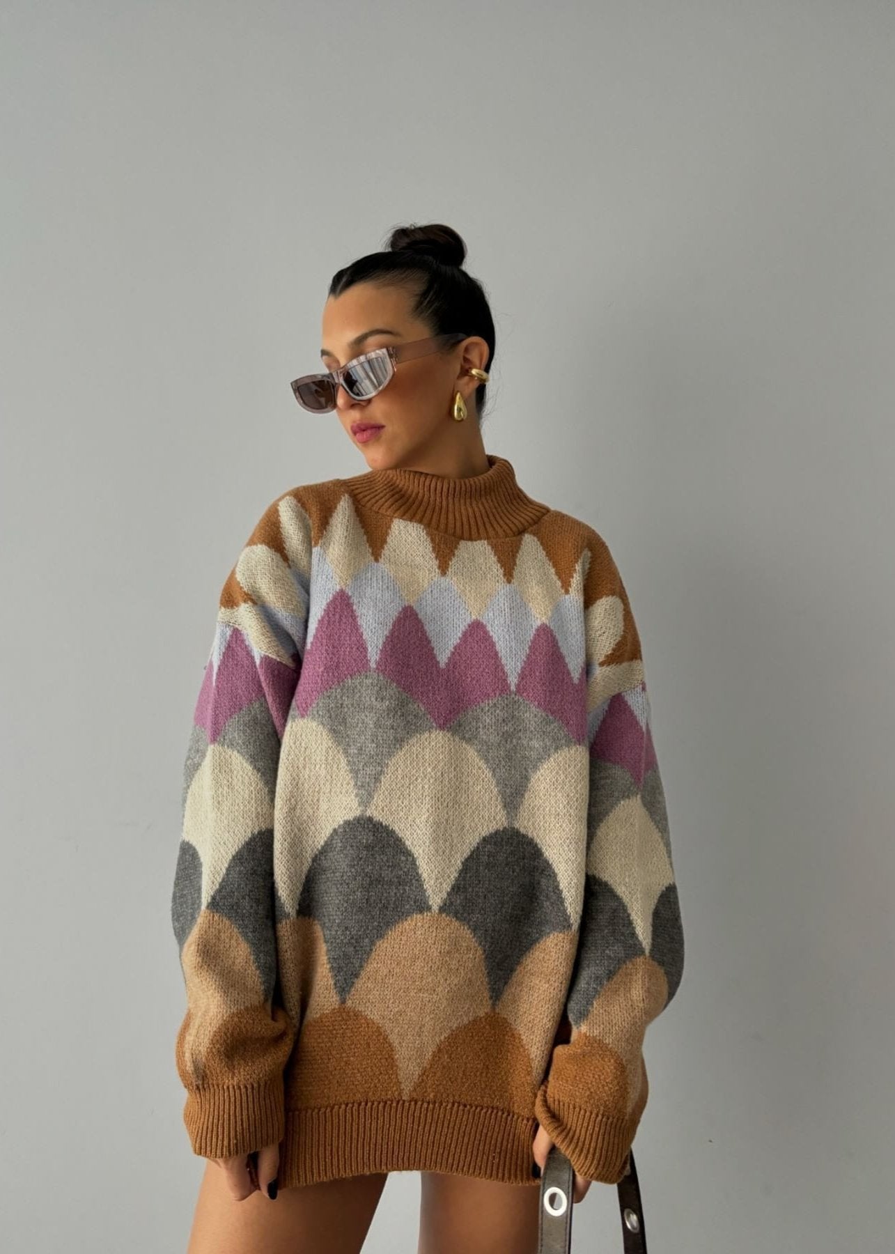 Geometrik Knit Top by SIENA - image 2