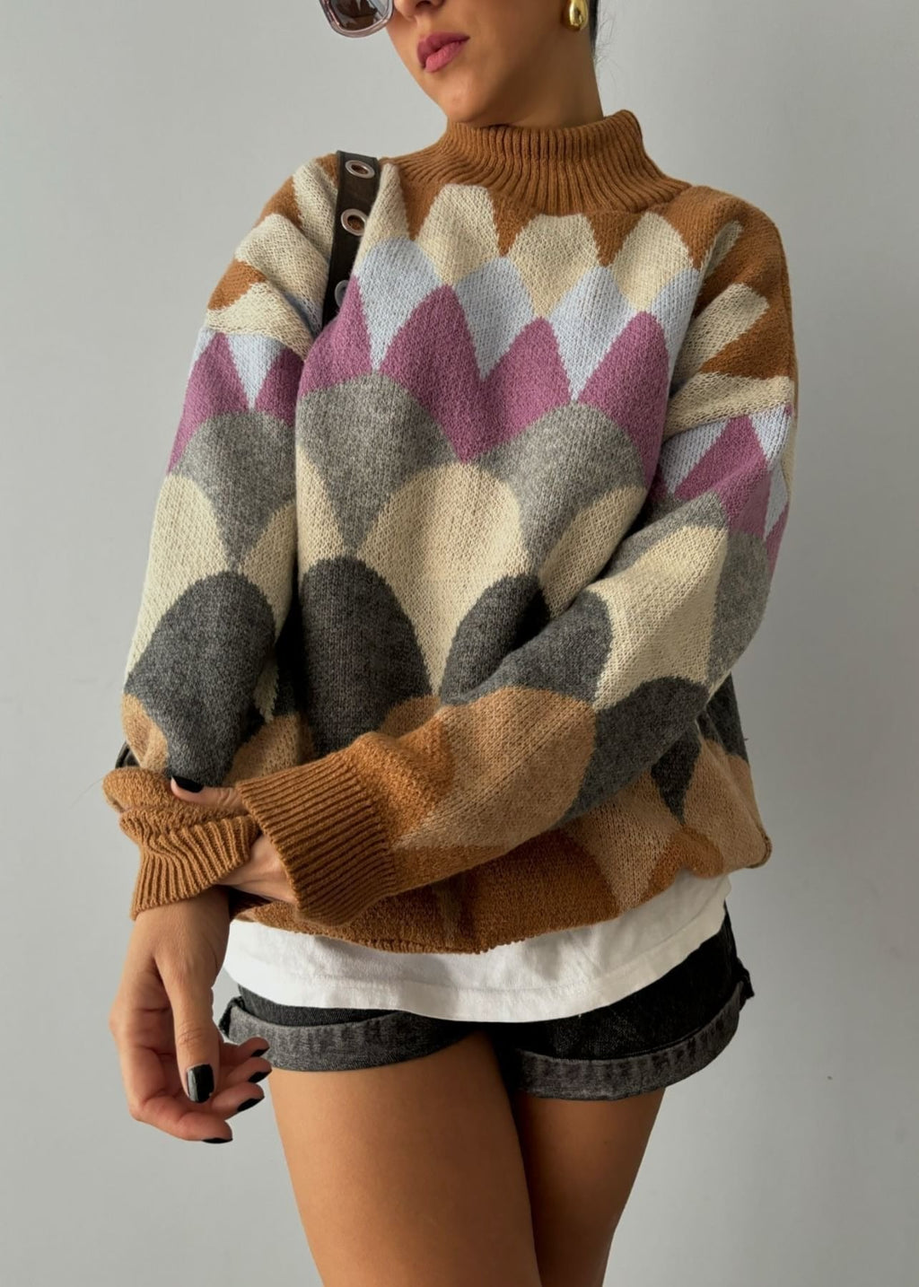 Geometrik Knit Top by SIENA - image 5
