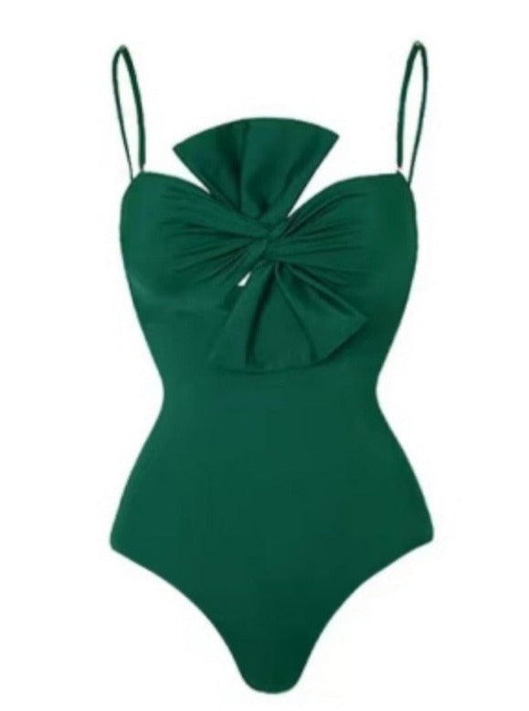 Printed Bow One-Piece Swimsuit by SIENA - image 2