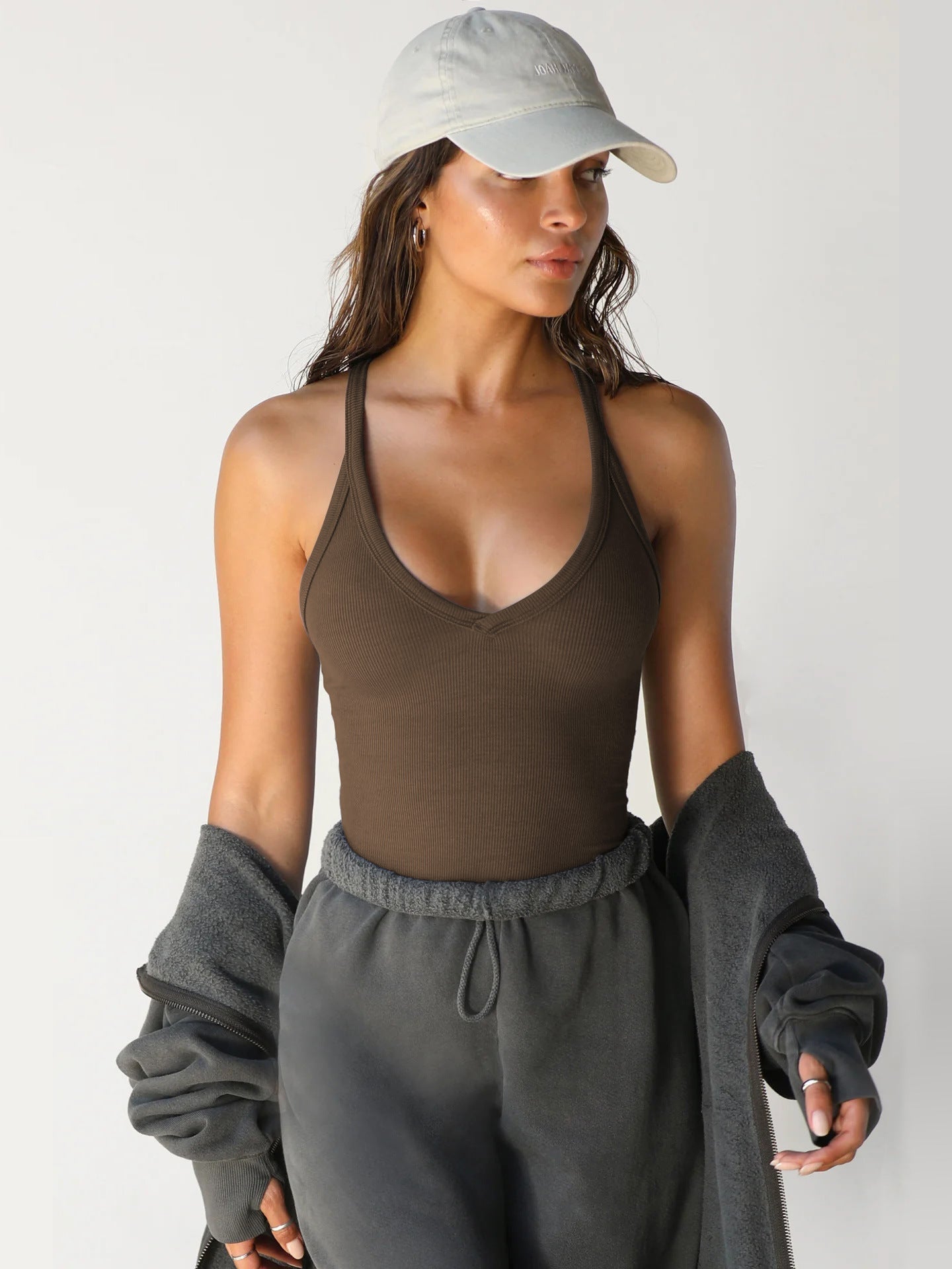 Brown Halter Shirt by SIENA - image 2