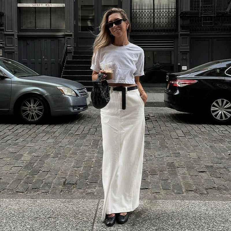 Destin High Waist Maxi Skirt by SIENA - image 2