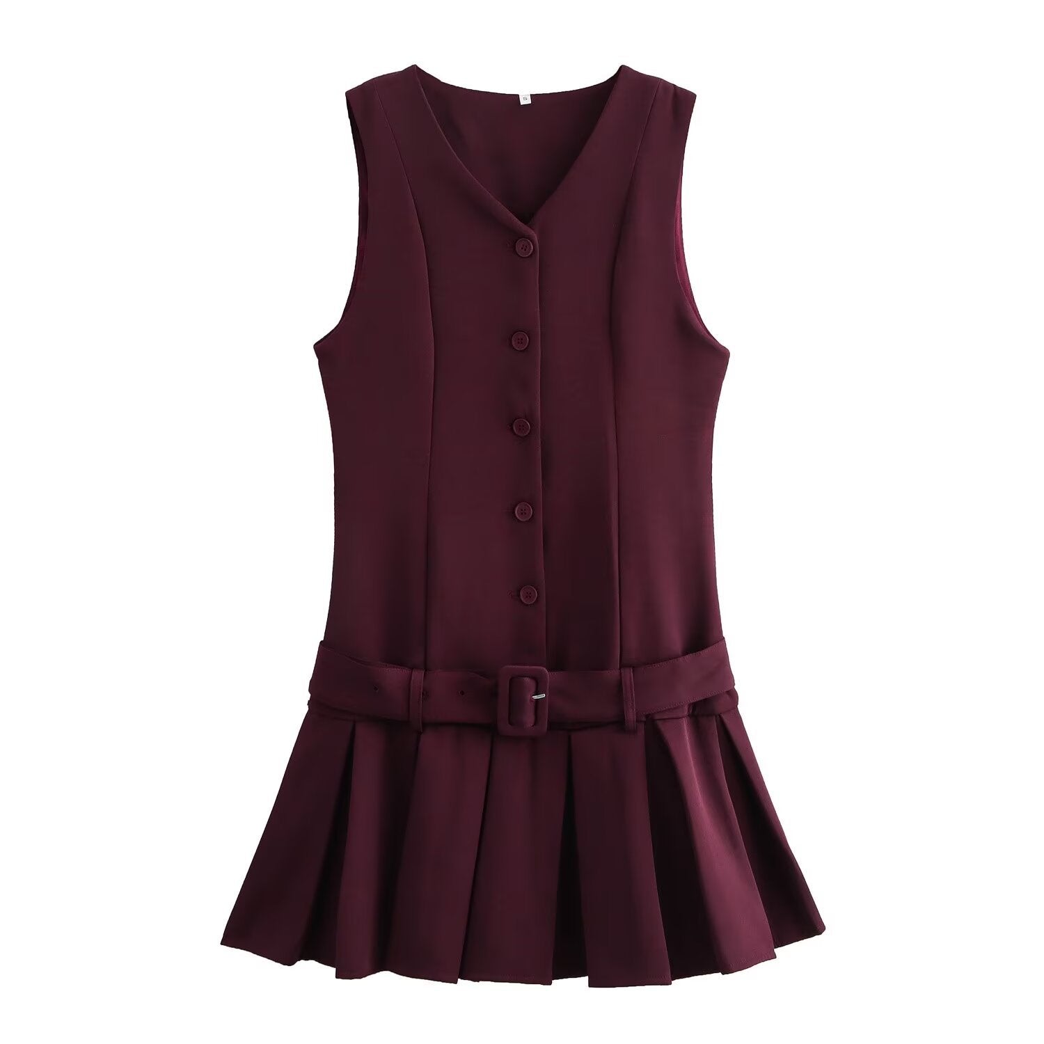 Kolsuz Pleated Mini Dress by SIENA - image 4