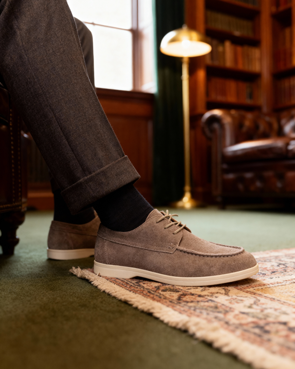 Suede Lace Shoes