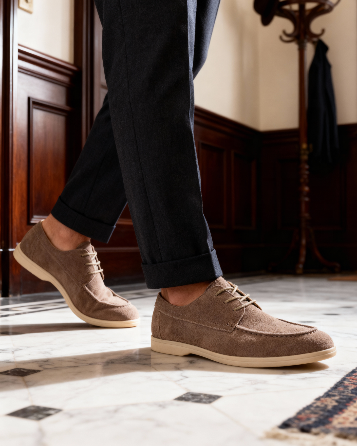 Suede Lace Shoes