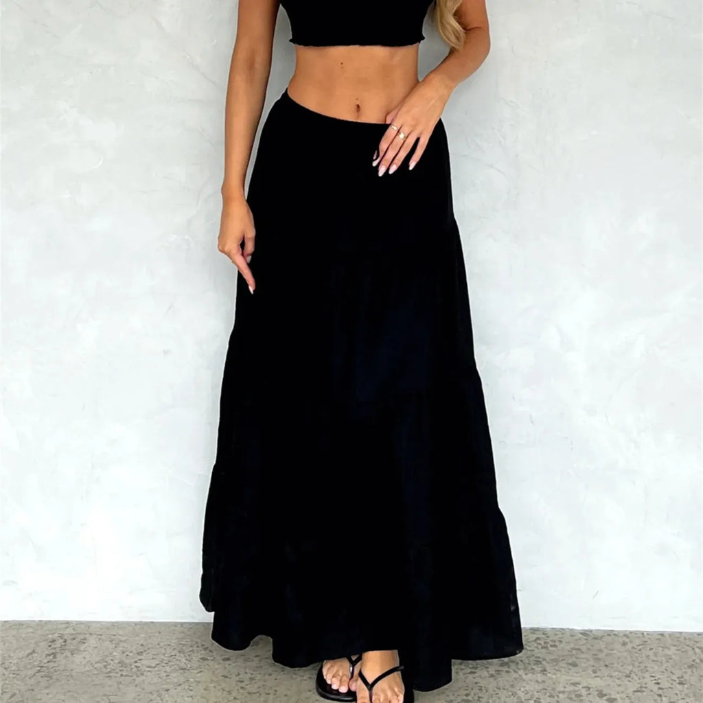 Dikis Pleated Maxi Skirt by SIENA - image 5