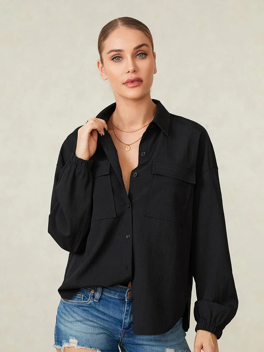 Ola Buttoned Shirt by SIENA - image 3