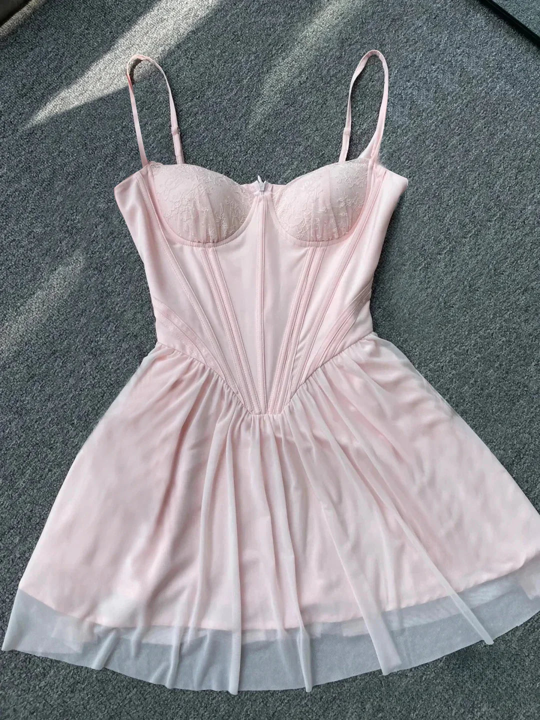 Pinky Corset Mini Dress by SIENA - image 6