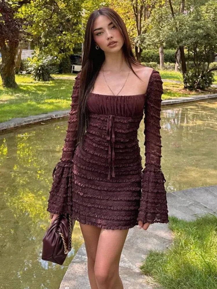 Ispanyol Lace Mini Dress by SIENA