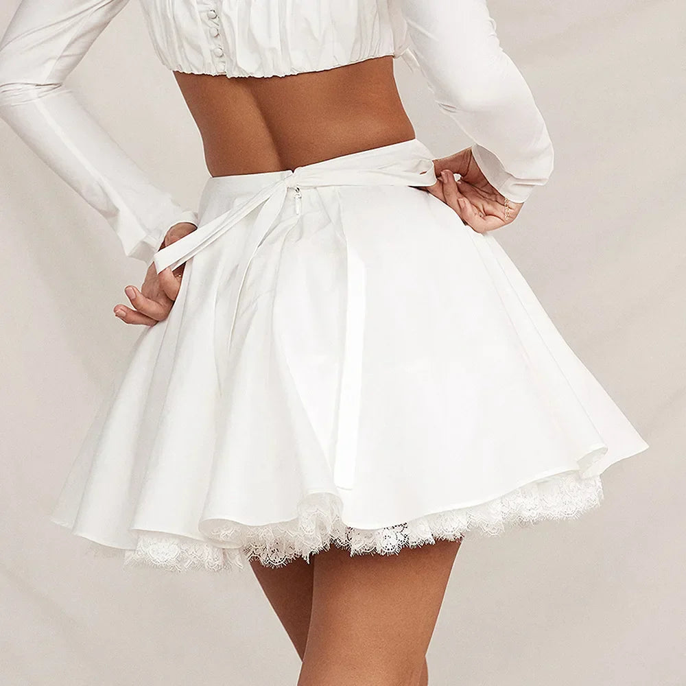 Yuksek Lace Skirt by SIENA