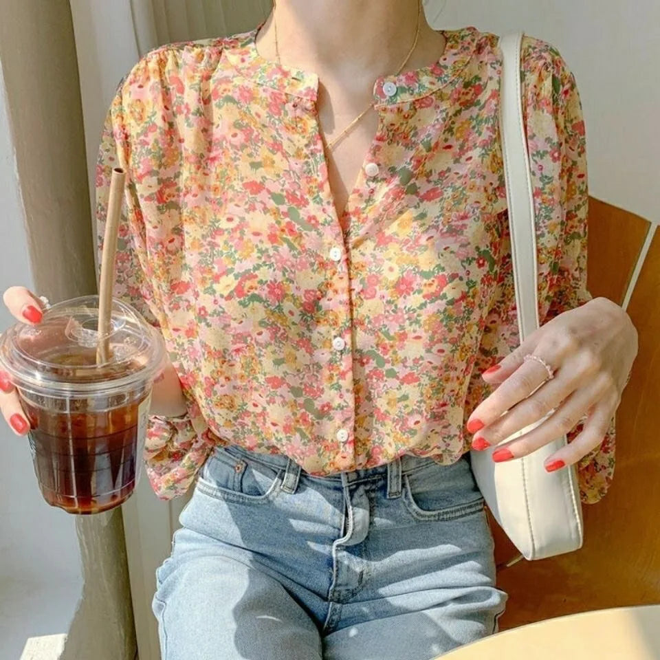 Floral Printed Shirt by SIENA