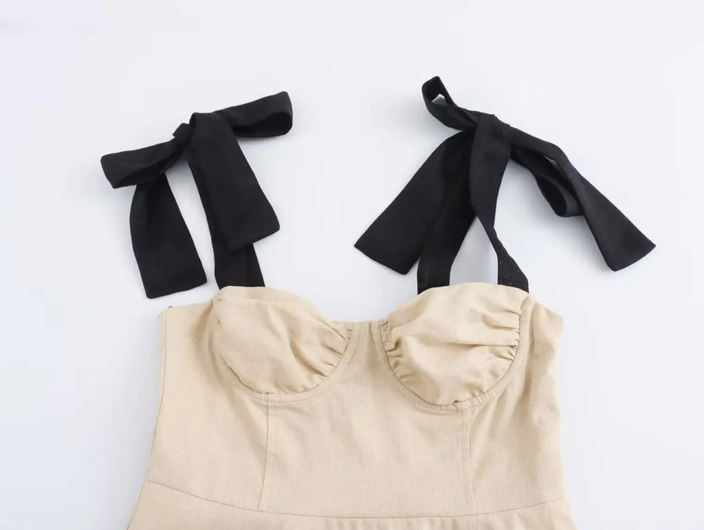 Zaphira Linen Mini Dress by SIENA - image 3