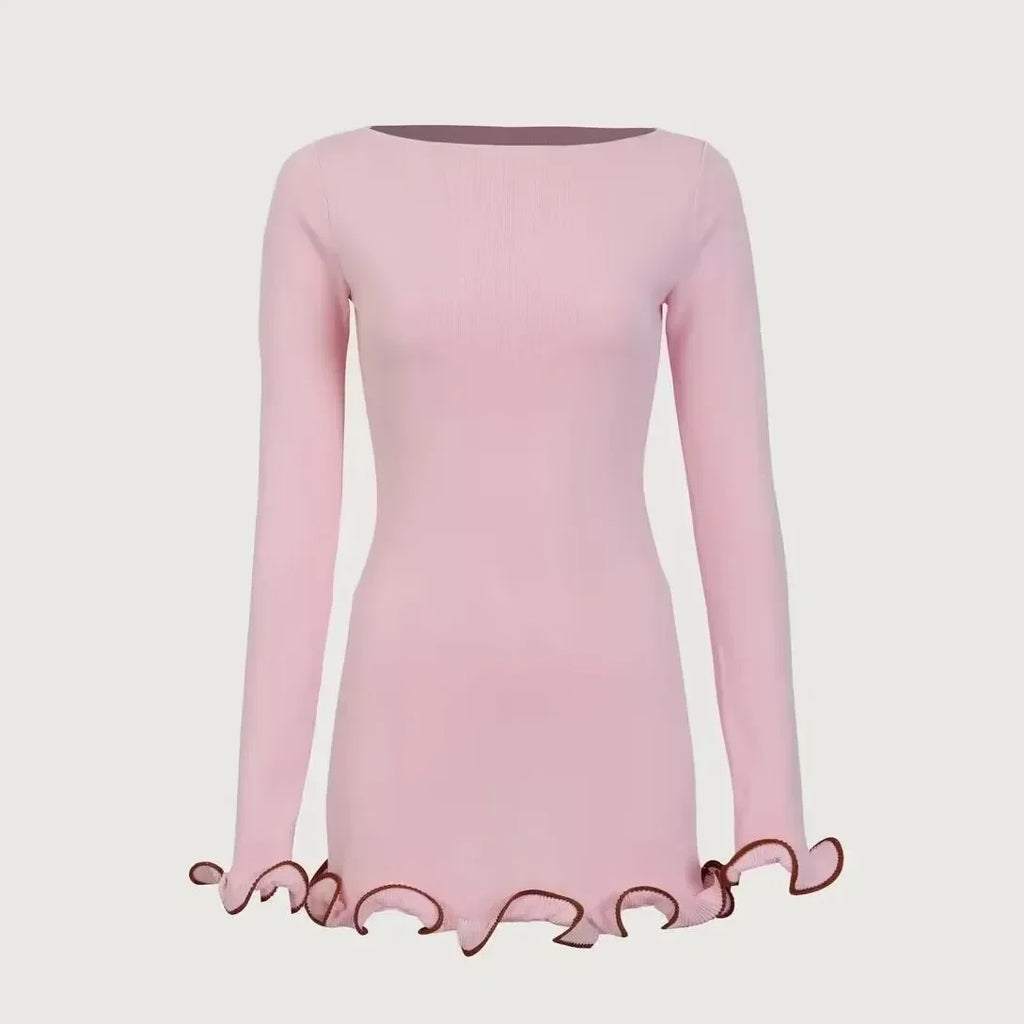 Ruffle Mini Dress by SIENA - image 9