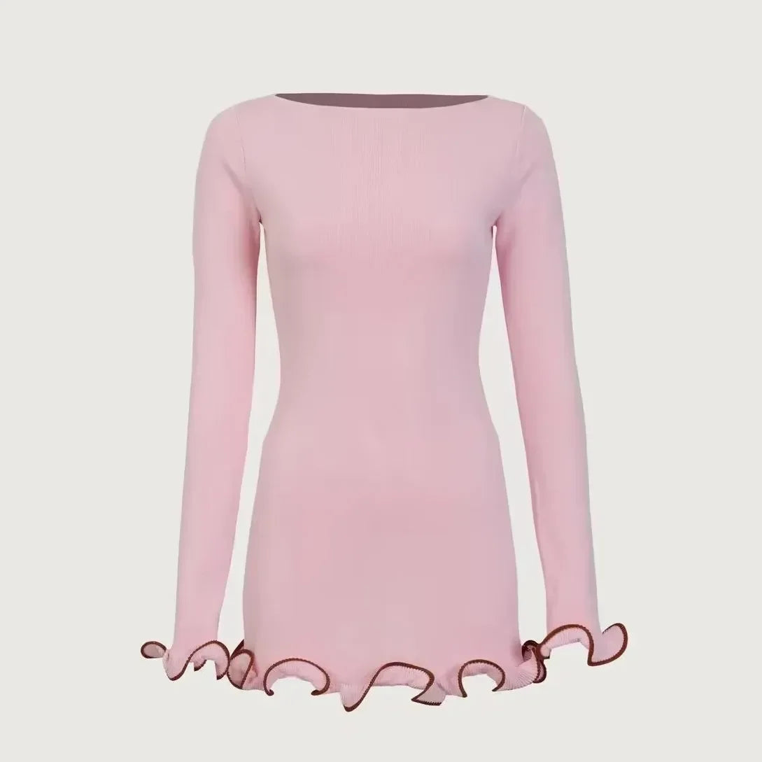 Ruffle Mini Dress by SIENA - image 9