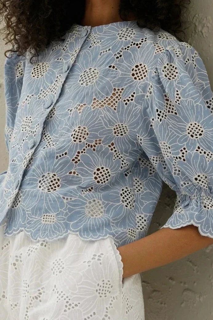 Elegant Lace Blouse by SIENA - image 4