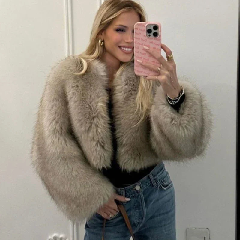 Suni Faux Fur Jacket by SIENA - image 7