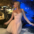 Pinky Corset Mini Dress by SIENA