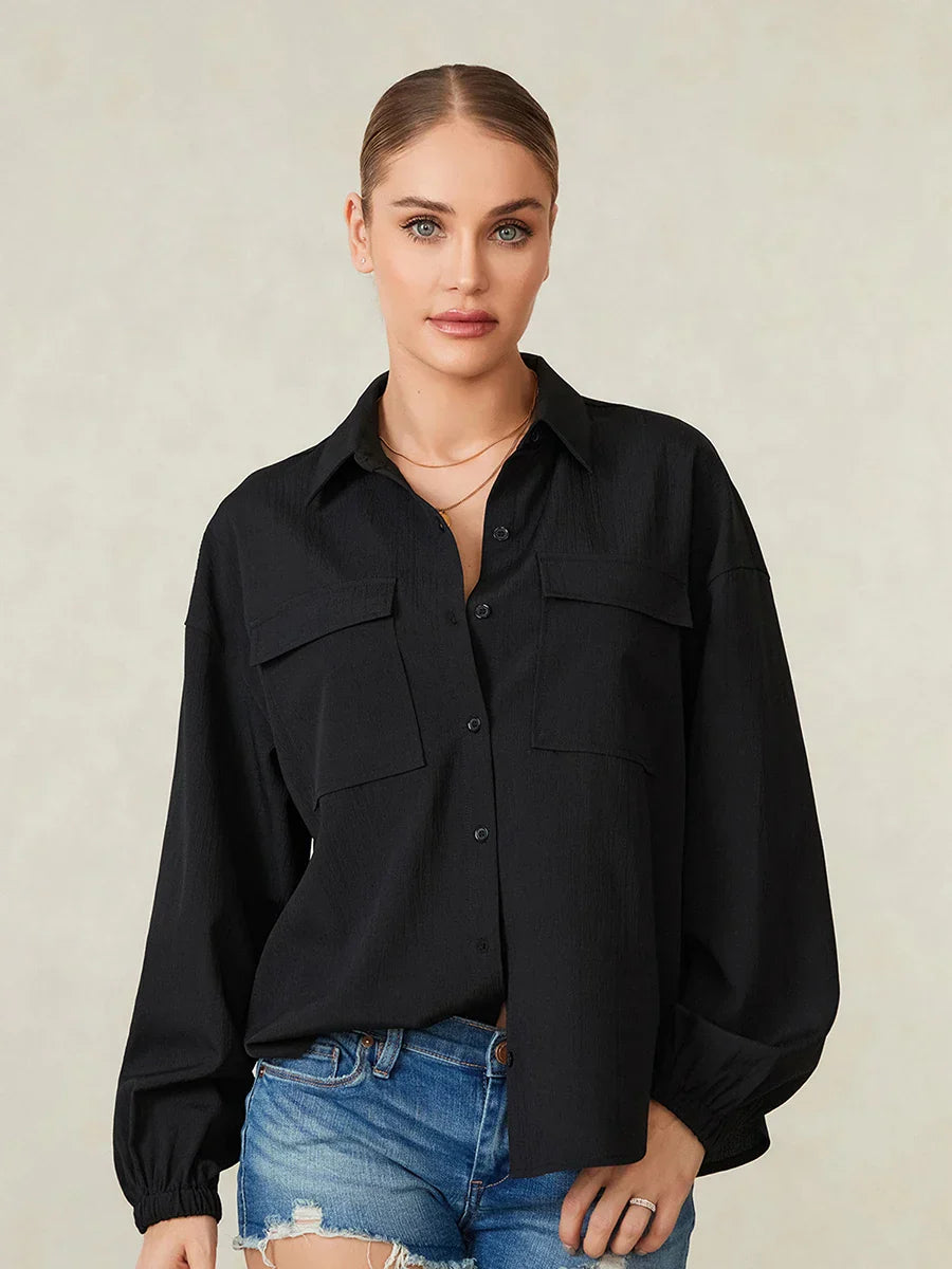 Ola Buttoned Shirt by SIENA - image 2