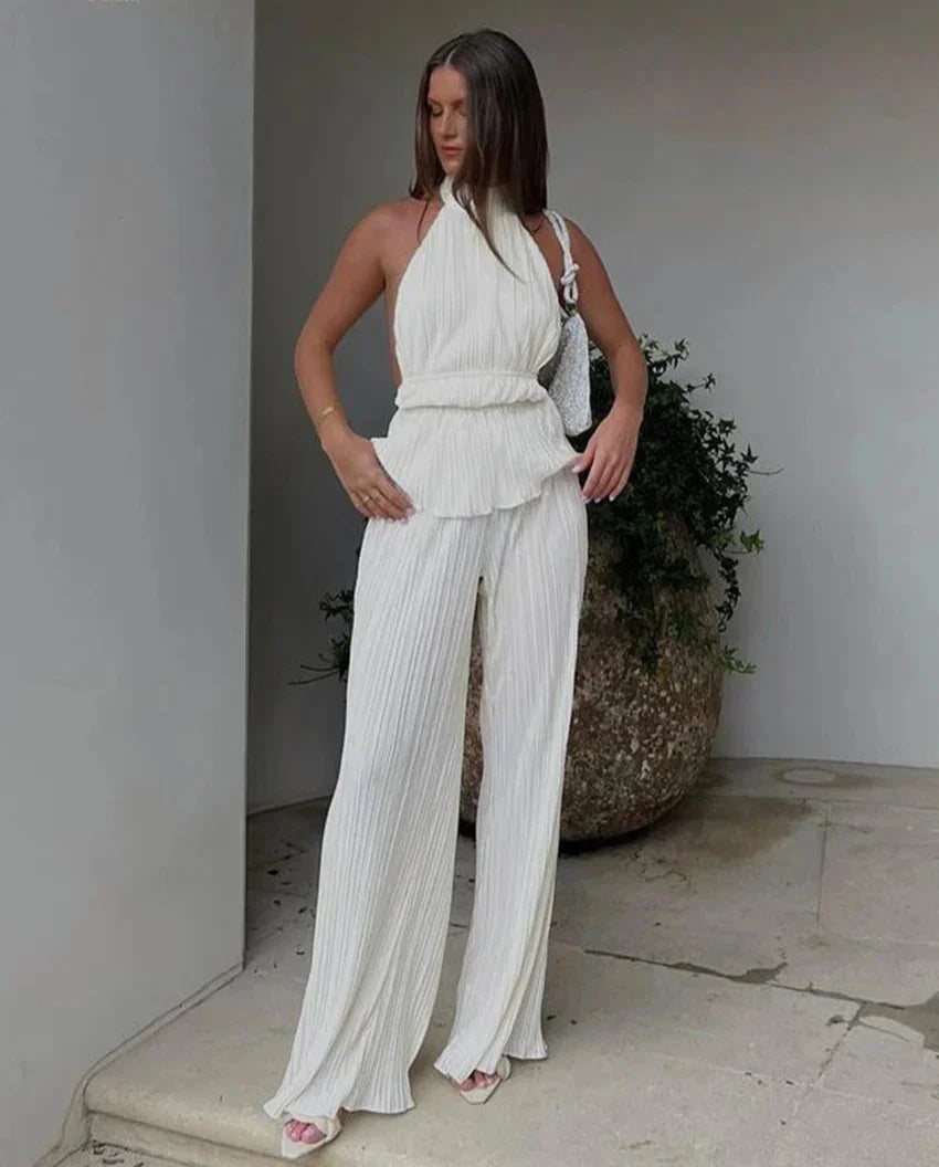 Boyundan Pleated Pants Set by SIENA - image 2